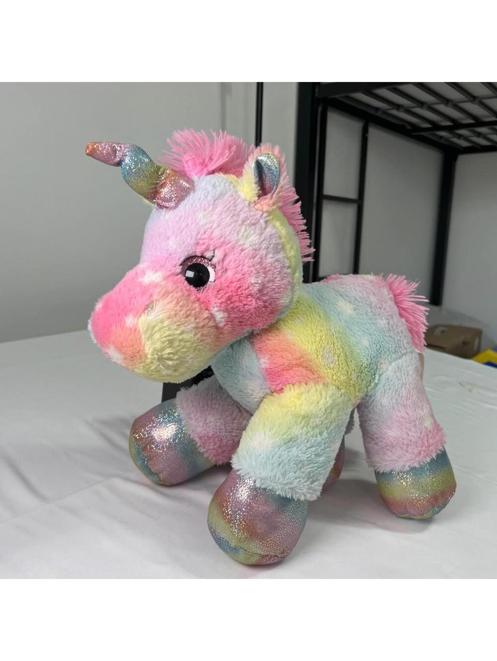 Rainbow Glitter Unicorn Plush